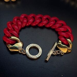 Vera Bradley Red Bracelet with Gold Clasp